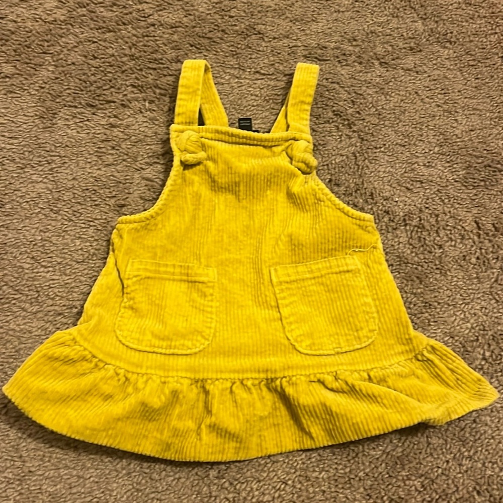 Yellow art class dress